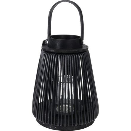 Lucerna Progarden KO-AAE441180 dřevěná 20 x 25 cm černá