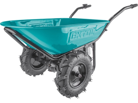 Elektrické kolečko dvoukolák s převodovkou Extol Industrial 8791941 aku SHARE20V, 260kg, 100l, bez baterie a nabíječky