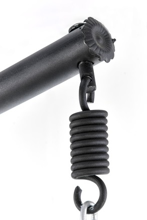 Zahradní houpací křeslo Halmar EGGY šedá / černá (3p=1szt) (3 karton) (7)