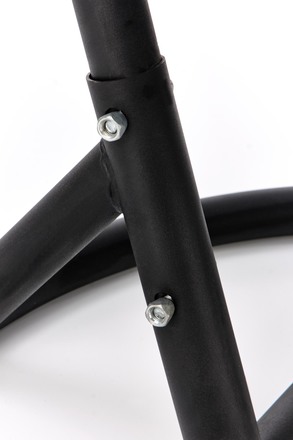 Zahradní houpací křeslo Halmar EGGY šedá / černá (3p=1szt) (3 karton) (9)