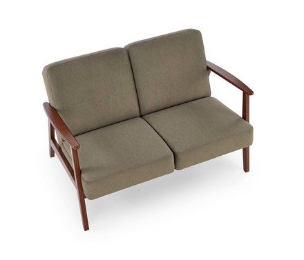 Sedačka Halmar MILANO 2S olivová tap. Castel 39 (1p=1szt) (5)