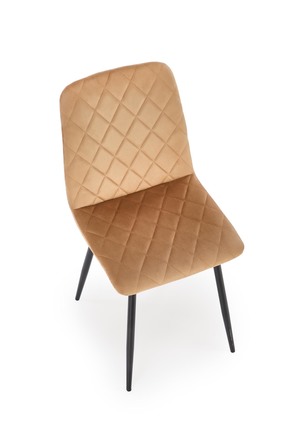 Moderní jídelní židle Halmar K525 židle béžová (1p=4szt) (9)