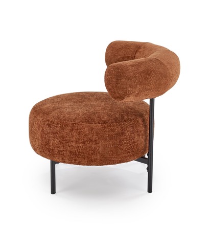 Křeslo Halmar HAZARD skořicová (5)