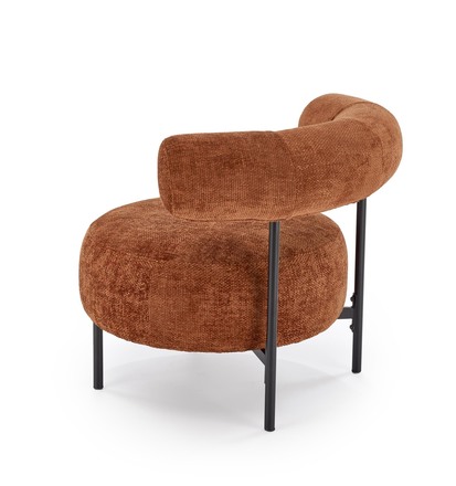 Křeslo Halmar HAZARD skořicová (4)