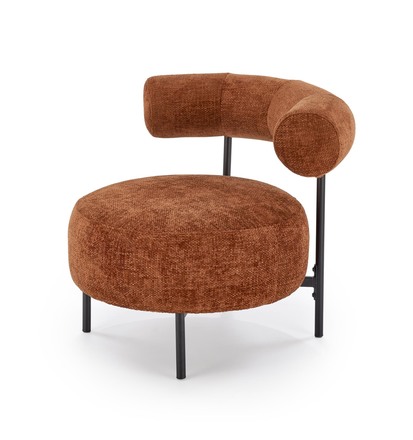 Křeslo Halmar HAZARD skořicová (3)