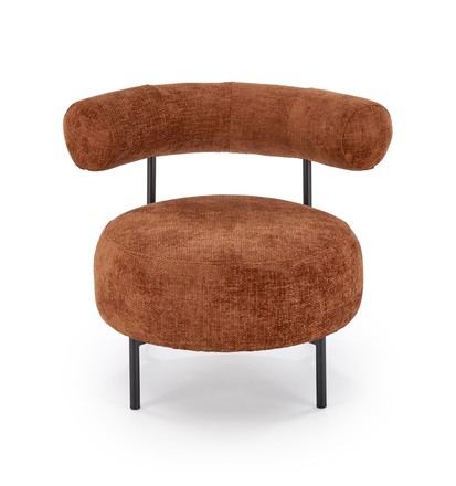 Křeslo Halmar HAZARD skořicová (1)