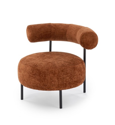 Křeslo Halmar HAZARD skořicová (2)