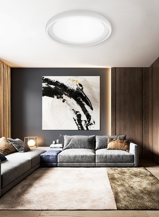 Stropní svítidlo Top Light Salerno 60B RC 60W, 6000lm, bílá, dálkové ovládání (3)