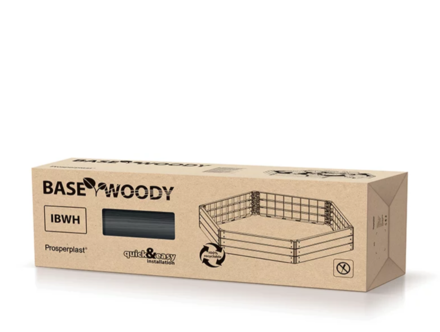 Vyvýšený záhon Prosperplast BASE WOODY antracit 148 cm (2)