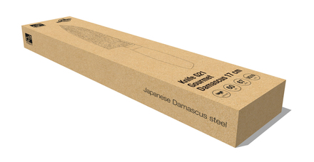 Nůž G21 Gourmet Damascus 17 cm, Santoku, rukojeť zebrawood (7)