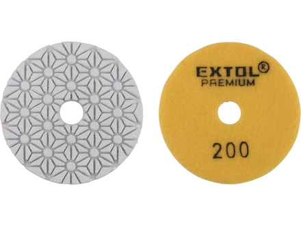 Leštící kotouč Extol Premium 8803094 kotouč diamantový leštící na obklady, O100mm, P200, suchý zip