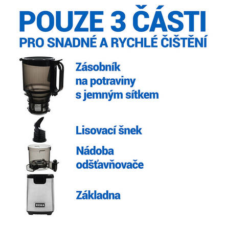Odšťavňovač Tesla SlowJuicer SJ770 XXL Deluxe (12)