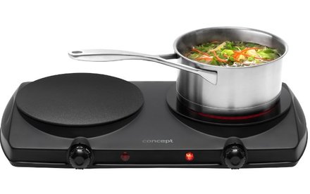 Dvouplotýnkový elektrický vařič Concept VE3060