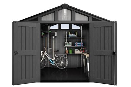 Zahradní domek Keter Stronghold 10 x 8 šedý, s podlahou (2)
