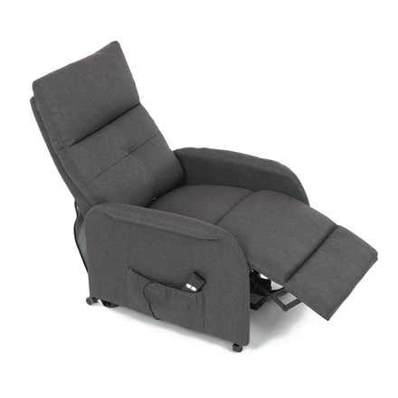 Polohovací křeslo Autronic Křeslo polohovací, eletrické, šedá látka. (TV-5482 GREY2) (27)