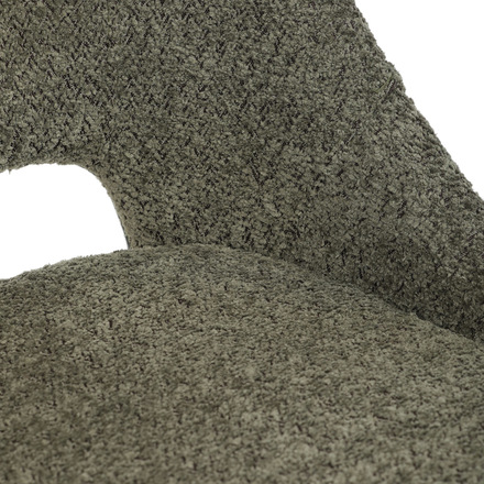 Moderní jídelní židle Autronic Židle jídelní, zelená látka, kovové nohy, broušená nerez. (DCL-W1174 GRN2) (22)