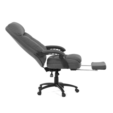 Kancelářské křeslo Autronic Kancelářské křeslo, tmavě šedá látka, synchronní mechanismus, podnožka (KA-F1251 GREY2) (10)