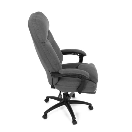 Kancelářské křeslo Autronic Kancelářské křeslo, tmavě šedá látka, synchronní mechanismus, podnožka (KA-F1251 GREY2) (20)