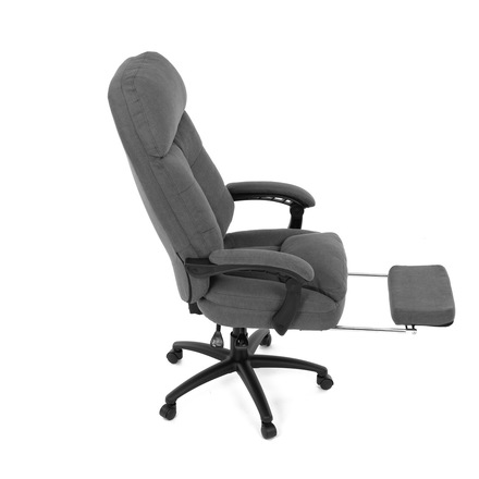 Kancelářské křeslo Autronic Kancelářské křeslo, tmavě šedá látka, synchronní mechanismus, podnožka (KA-F1251 GREY2) (21)