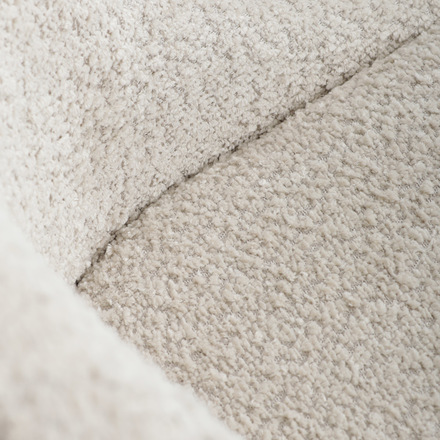 Moderní jídelní židle Autronic Židle jídelní, krémová látka, kovové nohy, broušená nerez. (DCL-W1174 CRM2) (20)