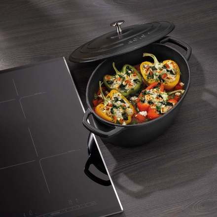 Pekáč Kela KL-12861 Calido litinový černý ovál 29,0x23,0x11,0cm 4,0l (6)