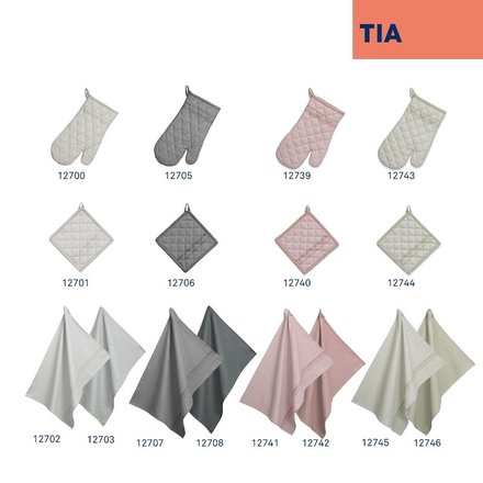 Utěrka Kela KL-12745 Tia 100% bavlna kouřově zelená 70,0x50,0cm (3)