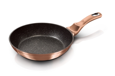 Pánev s mramorovým povrchem Berlingerhaus BH-1509 24 cm Rosegold Metallic Line (1)