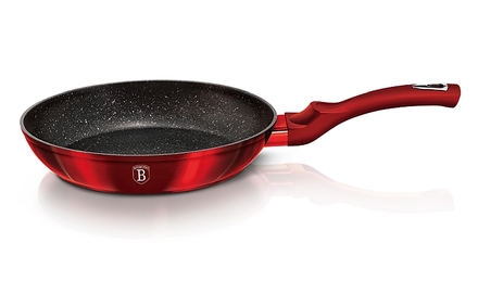 Pánev s mramorovým povrchem Berlingerhaus BH-1252 24 cm Burgundy Metallic Line