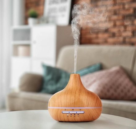 Aroma difuzér Grundig ED-255998 Aroma difuzér elektrický dřevěný s LED osvětlením (1)