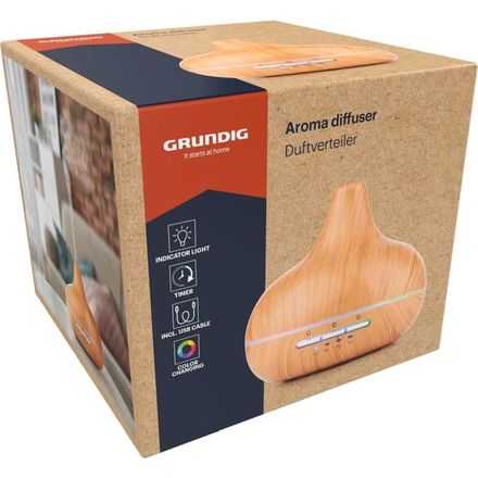 Aroma difuzér Grundig ED-255998 Aroma difuzér elektrický dřevěný s LED osvětlením (2)
