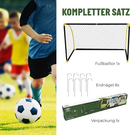 Fotbalová branka Umbro ED-226898 Fotbalová branka přenosná UMBRO 180x90x120cm (6)