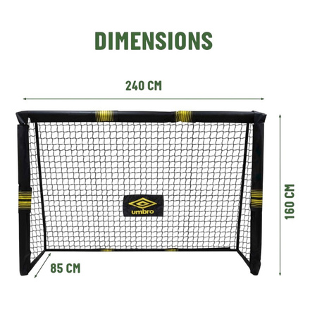 Fotbalová branka Umbro ED-226893 Fotbalová branka UMBRO 240x160x85cm (2)