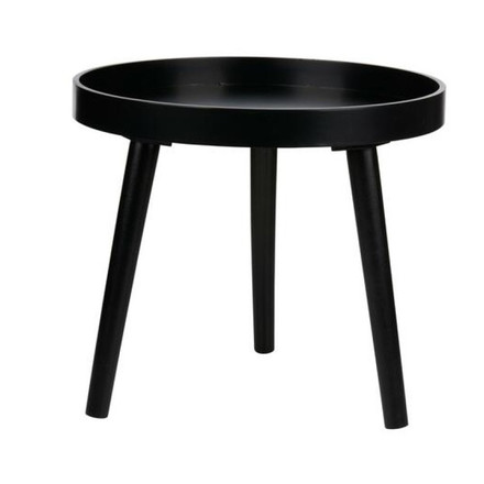 Odkládací stolek Articasa ED-200873 kulatý černý 40 cm (1)