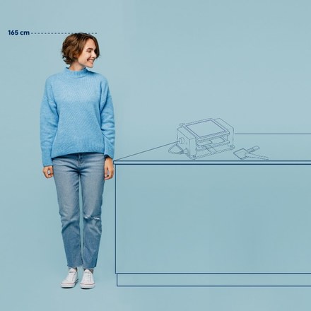 Raclette/Stone gril Kela KL-16625 Raclette/Stone Bedretto Granite black 4 osoby 29,5x21,0x12,5cm (4)