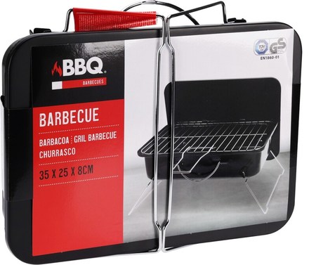 Přenosný gril ProGarden KO-C83000320 zinkovaný obdélník 35x25x8 cm (1)