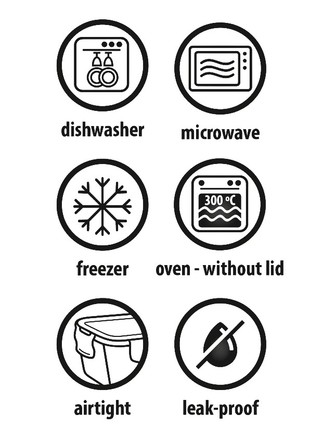 Dóza na potraviny Alpina ED-226763 skleněná svíčkem sada 8 ks (4)