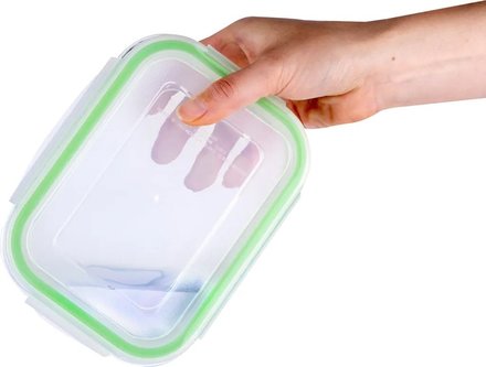 Dóza na potraviny Alpina ED-226763 skleněná svíčkem sada 8 ks (6)