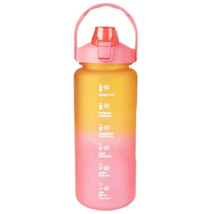 Láhev Excellent KO-997100490ruzo sportovní MAXI 2 l růžová/žlutá (1)