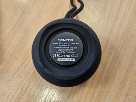 Minireproduktor Sencor SSS 1000 NYX MICRO BLACK (vrácené zboží) (3)