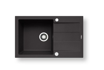 Granitový kuchyňský dřez Pyramis SPARTA PLUS 78x48 1B 1D VOLCANO (070166801)