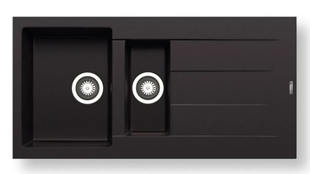 Granitový kuchyňský dřez Pyramis ATHLOS (100x50) 1 1/2B 1D VOLCANO