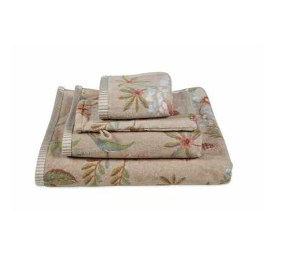 Osuška Pip Studio Secret Garden Khaki 70x140 100% ba , froté,velur (1)