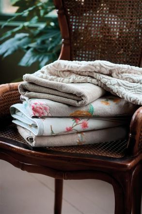 Osuška Pip Studio Les Fleurs Khaki 70x140 100% ba, froté, velur (1)