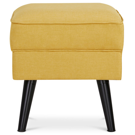 Taburet Autronic Taburet, žlutá látka, nohy buk (AK-A1316 YEL2) (1)