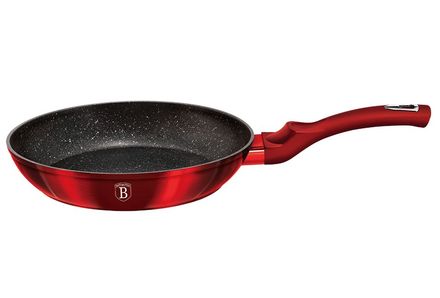 Pánev s mramorovým povrchem Berlingerhaus BH-1253 28 cm Burgundy Metallic Line