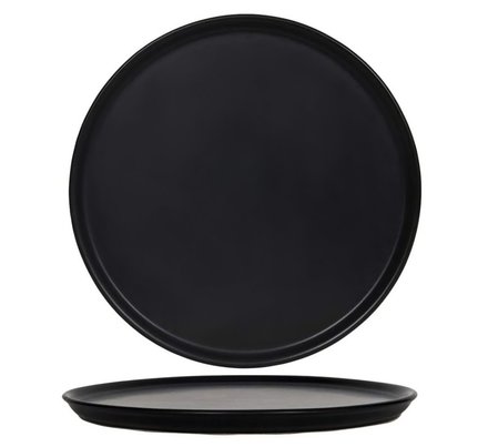 Talíř na pizzu HIT HT-27020420 černý porcelánový 31 cm