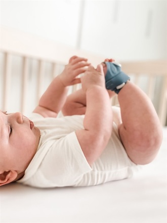 Chytrá ponožka Owlet Dream Sock - Bedtime Blue (2)