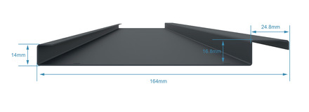 Bioklimatická pergola G21 Austin 4x3 m, antracitová hliníková (6)