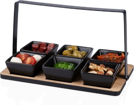 Servírovací podnos Alpina ED-247362 sada na tapas a pochutiny (1)