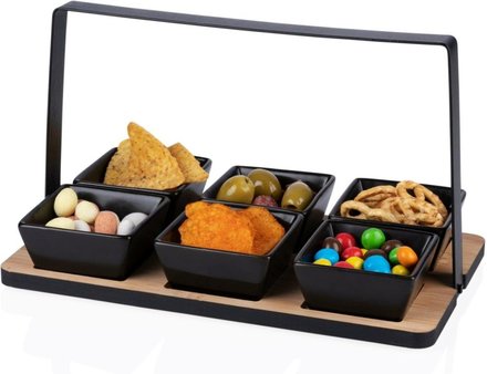 Servírovací podnos Alpina ED-247362 sada na tapas a pochutiny (2)